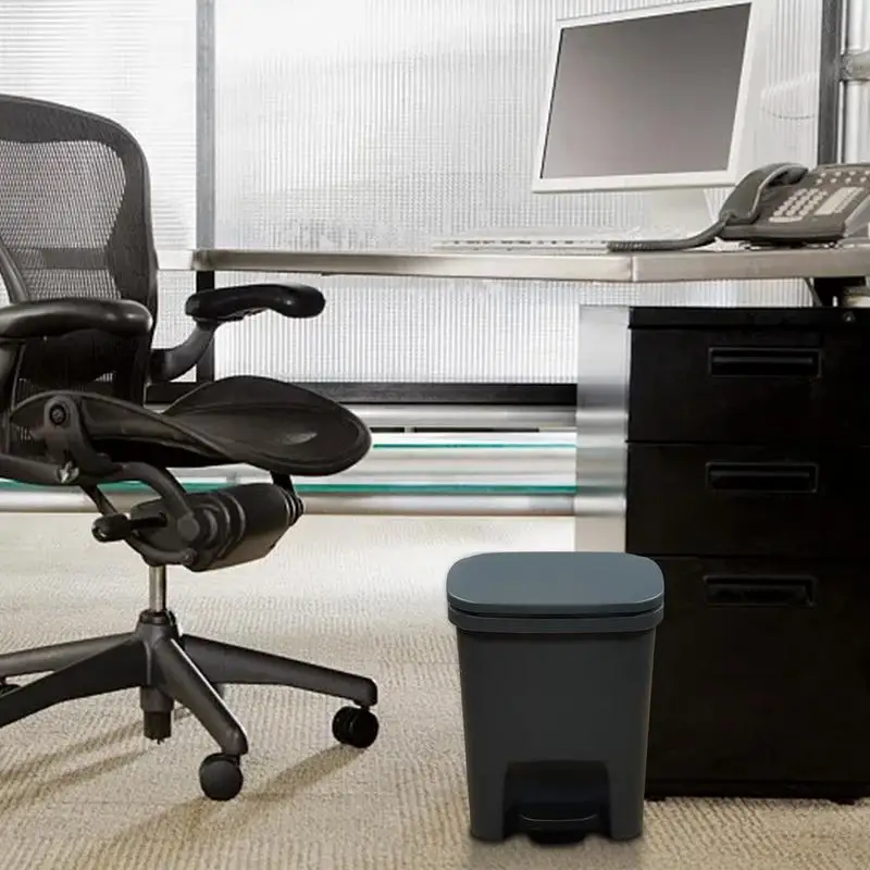 Горячее кухонное мусорное ведро для унитаза с мягкой педалью тонкое кухни ванной