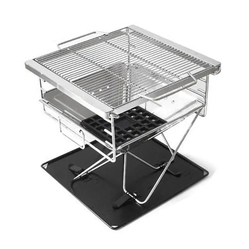 

Складной складной гриль для кемпинга, из нержавеющей стали