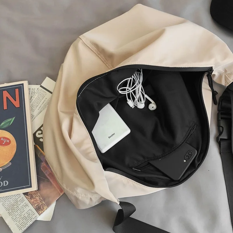 Холщовая сумка-мессенджер в японском стиле Харадзюку вместительная