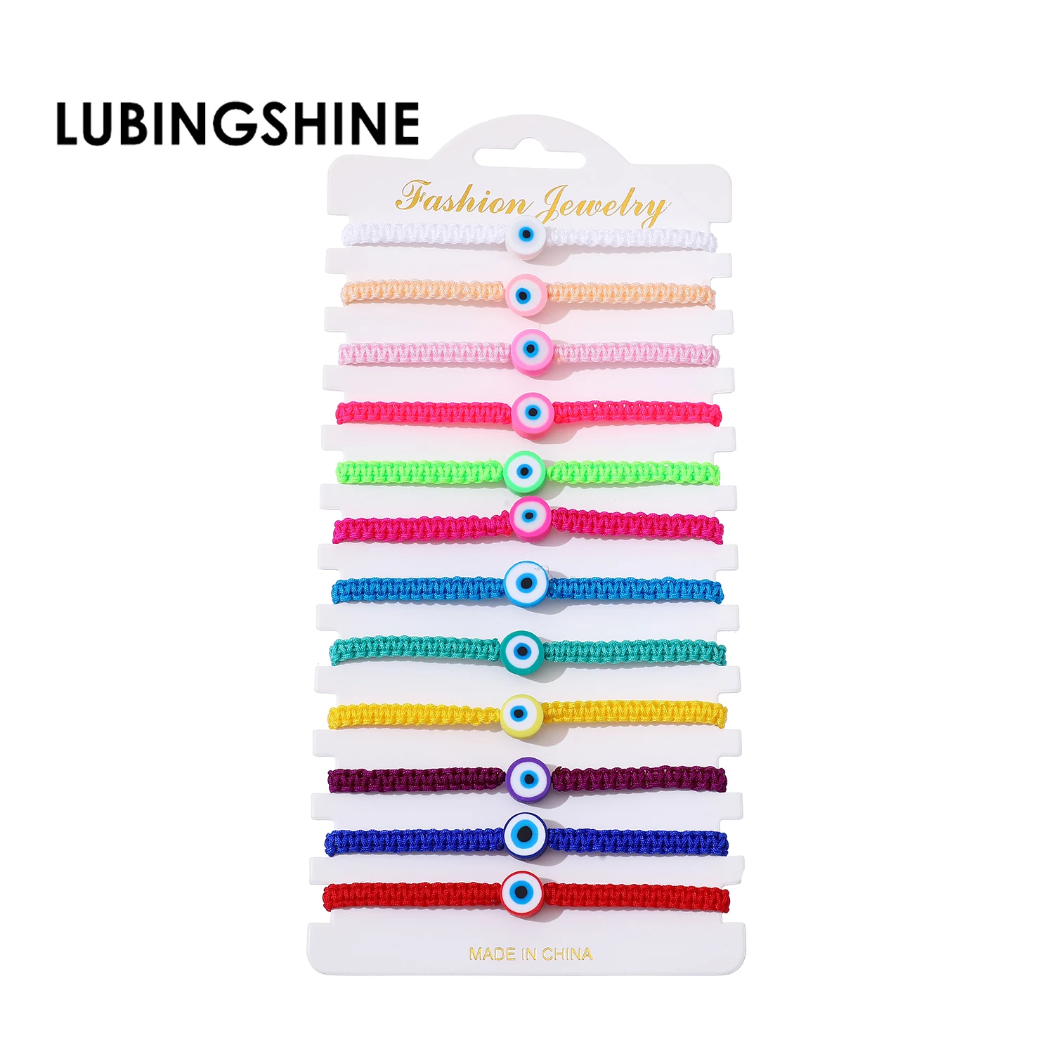 

12 Colors Per Set Lovely Thread Braided Handmade Bracelets for Women Girl Friendship Bracelets Adjustable Bangles Children Gift