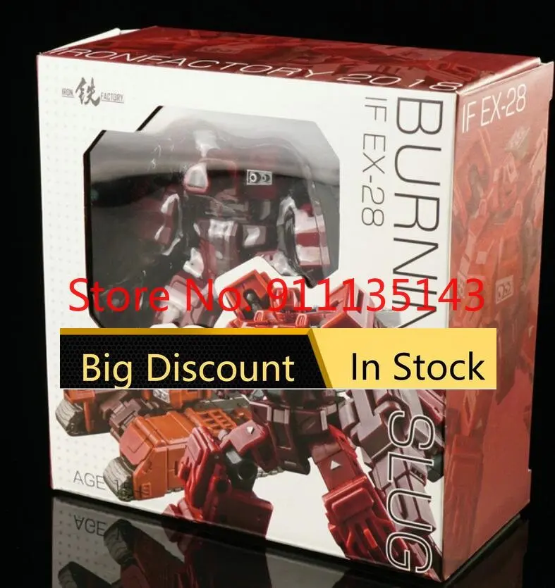 

If Ex-28 Burning Slug Iron Factory Warpath 3rd Party Transformation Toys Anime Action Figure Toy Deformed Model Robot In Stock