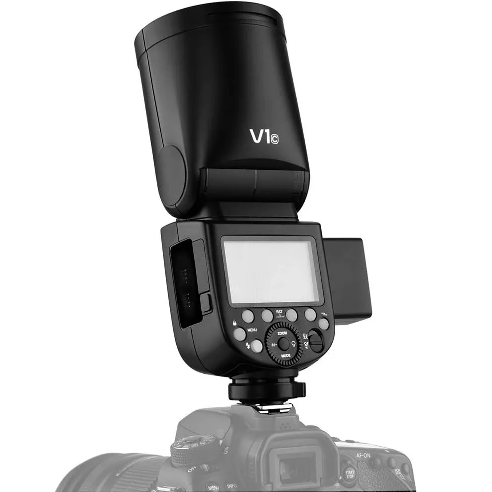 

Godox TTL Li-Ion круглая головка вспышки камеры V1 C/N/S/F/O/P для Canon,FUJI,Pentax,Olympus и Panasonic Speedlite Light