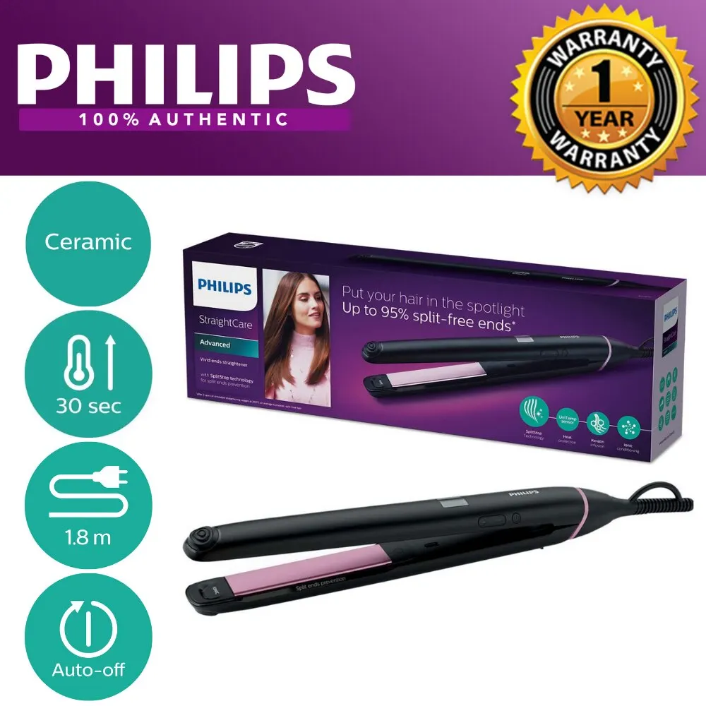 Выпрямитель для волос Philips BHS675 керамические плоскогубцы с быстрым нагревом