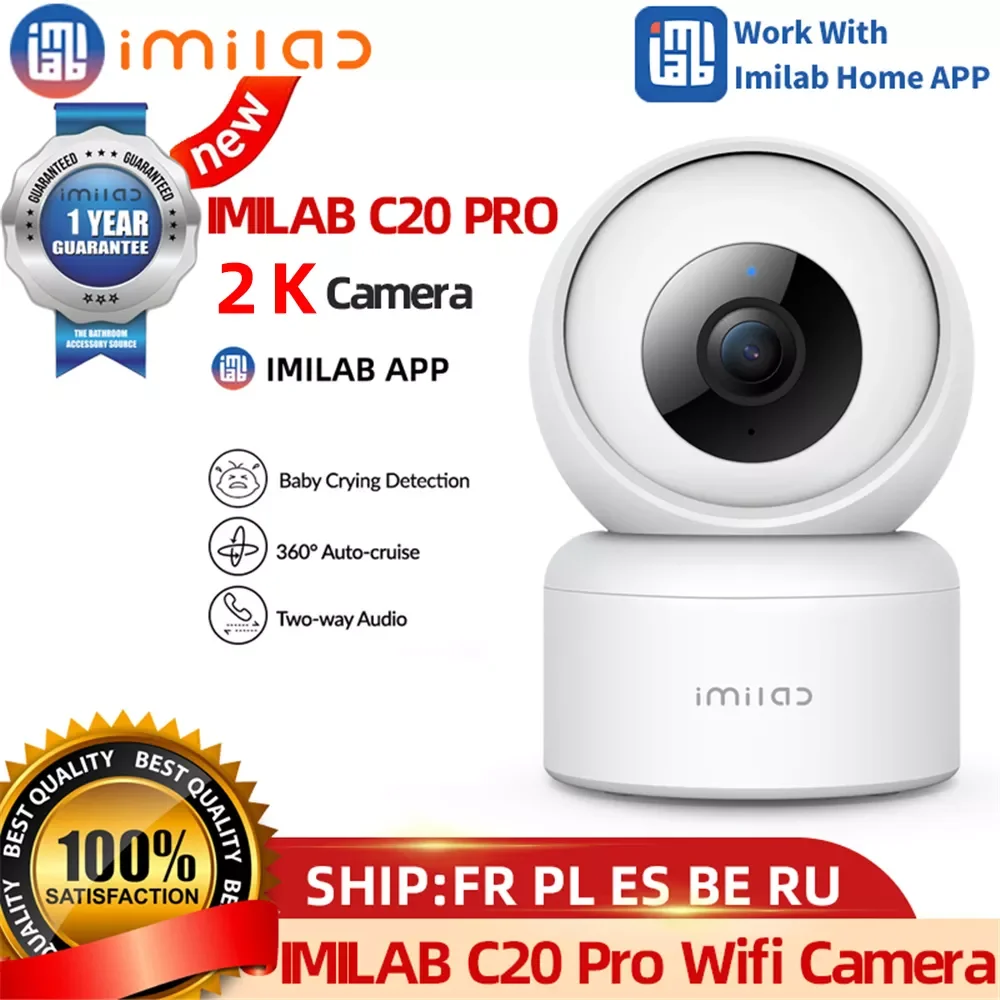 

Ip-камера IMILAB C20 Pro, 2K, Wi-Fi, 360 °, PTZ