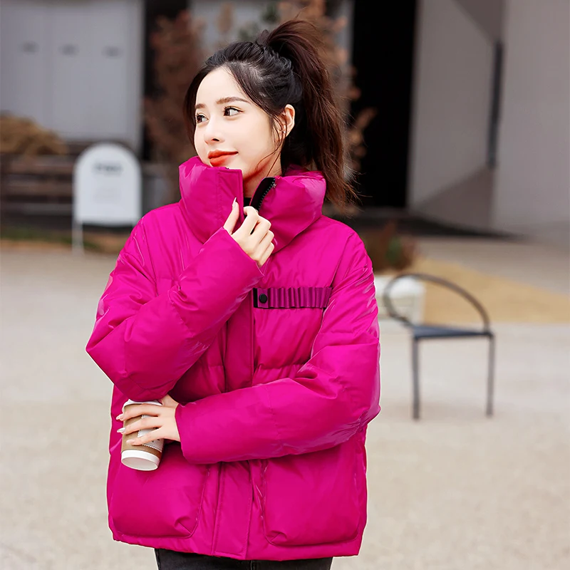

Пуховик женская одежда розово-красная пуховая куртка женское теплое зимнее пальто женские куртки для женщин 2022 Женская куртка Zm1996