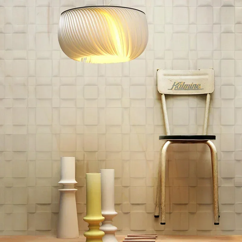 Ваби-саби пергаментный подвесной светильник для потолка креативный японский