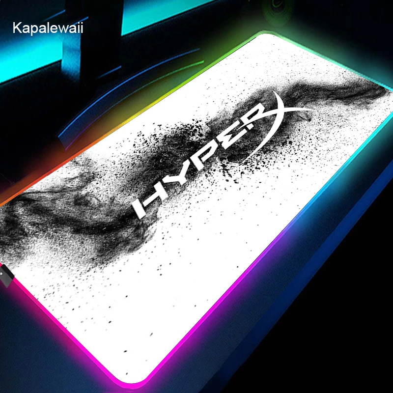 hyperx 900x400mm rgb piece large xxl mouse mat anime laptop mouse pad notbook computer keyboard gaming mousepad gamer play mats free global shipping