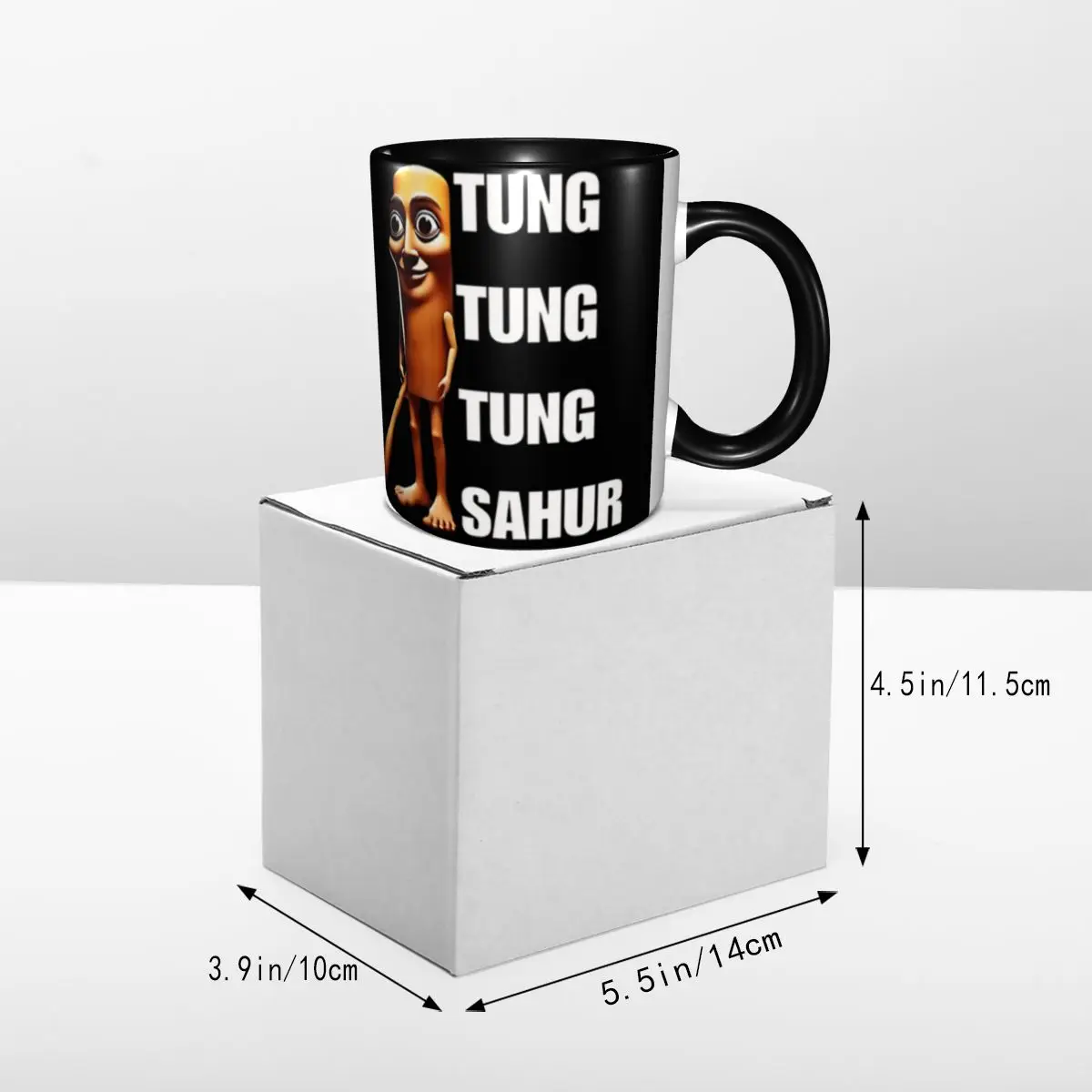 Фото Tung Tung Tung Sahur Забавная кружка Ramadan Meme, милая итальянская чашка для чая Brainrot, подарки для женщин и мужчин №5