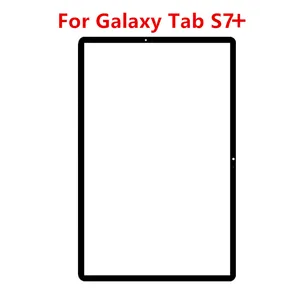 S7Plus T976 Touch Panel For Samsung Galaxy Tab S7 + 12.4" SM-T970 Outer Glass LCD Front Screen Repair Parts ( No Contect Cable )