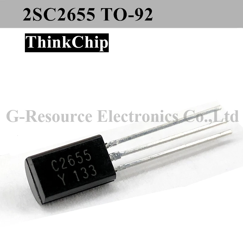 

(50pcs) C2655 TO-92 2SC2655 2A 60V PNP Transistor Power Triode