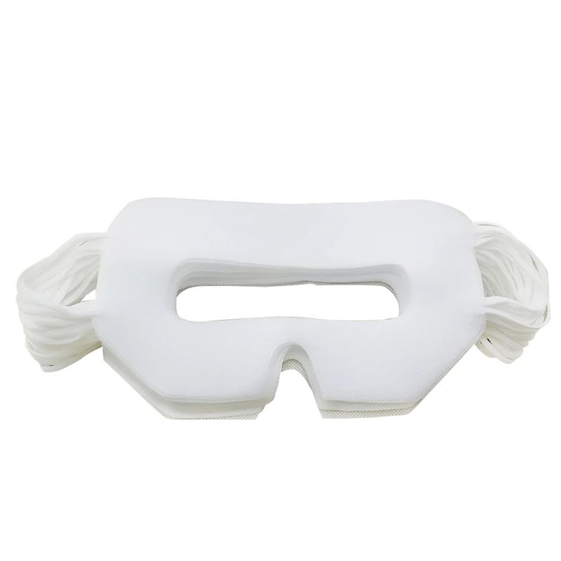 

E8BA Individual Using VR Eye Mask Cover Compatible with VR Park Oculus Rift /Htcvive Headset Non-woven Fabrics Prevent Sweat