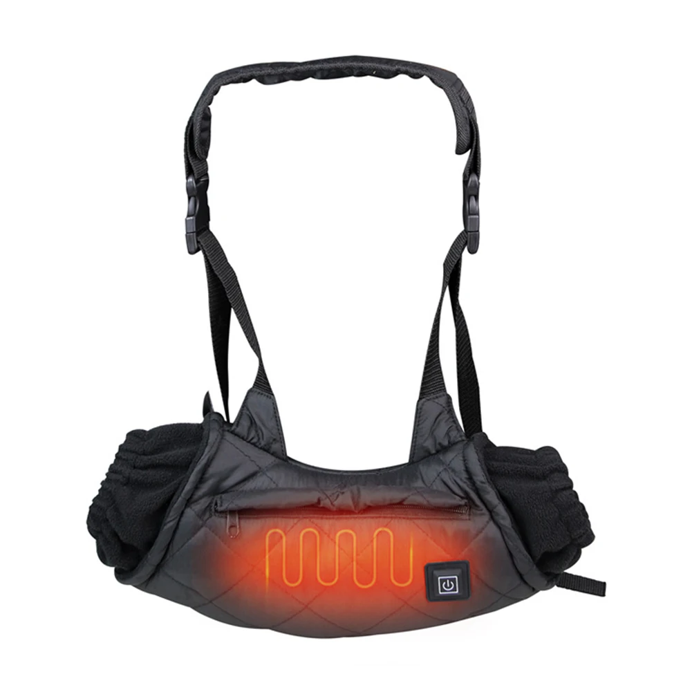 

Waterproof Winter Heated Gloves 3 Gears Warmer Sleeves Gloves Cold Proof Heated Hand Warmer Muff Quilted Cotton for Climbing