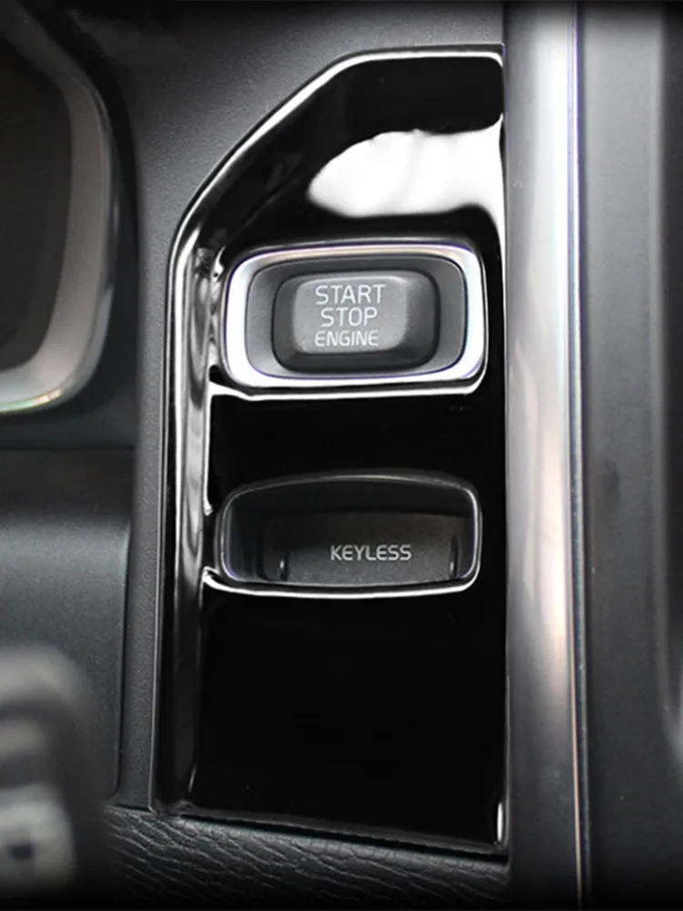 

Нержавеющая сталь автомобильный Стайлинг консоли панель замочной скважины рамка крышка отделка для Volvo XC60 2013-2017 левый рулон аксессуары для интерьера наклейка