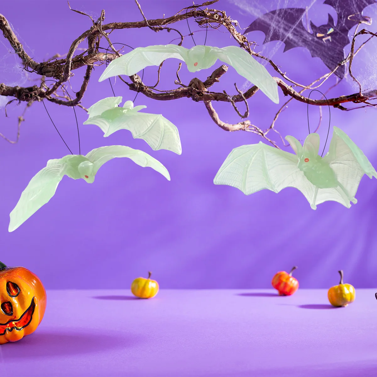 

5/20Pcs Halloween Party Decoration Pendant Simulation Fake Black Bat Halloween Party DIY Haunted House Home Decoration Supplies