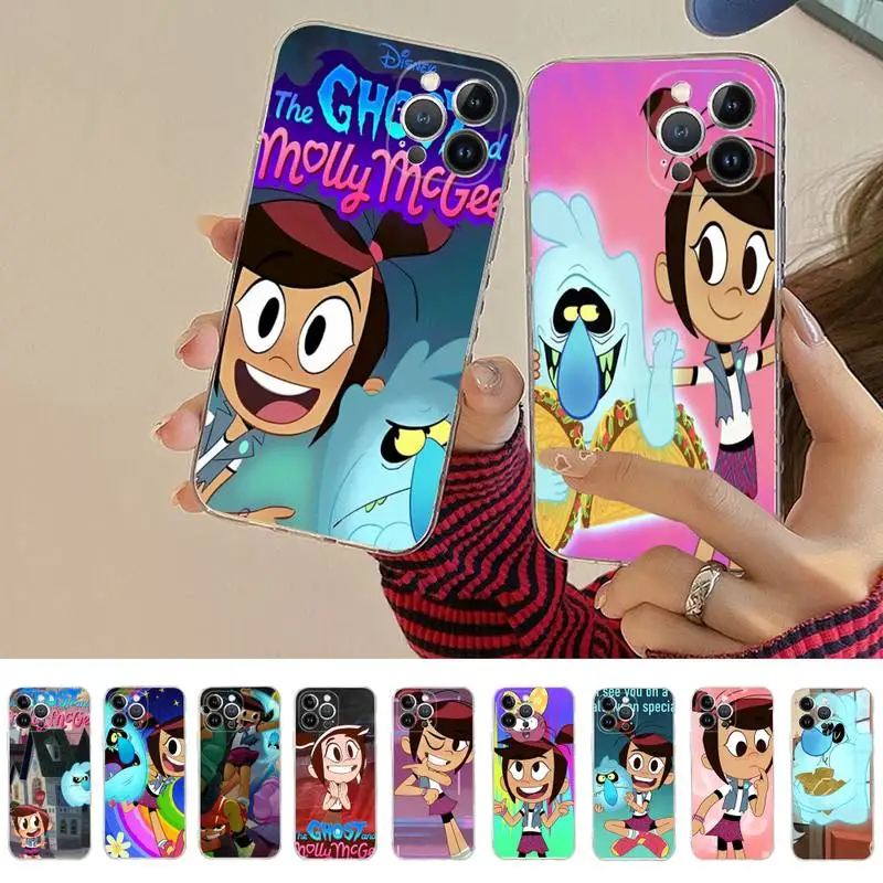 

Disney The Ghost and Molly McGee Phone Case For iPhone 14 13 12 Mini 11 Pro XS Max X XR SE 6 7 8 Plus Soft Silicone Cover