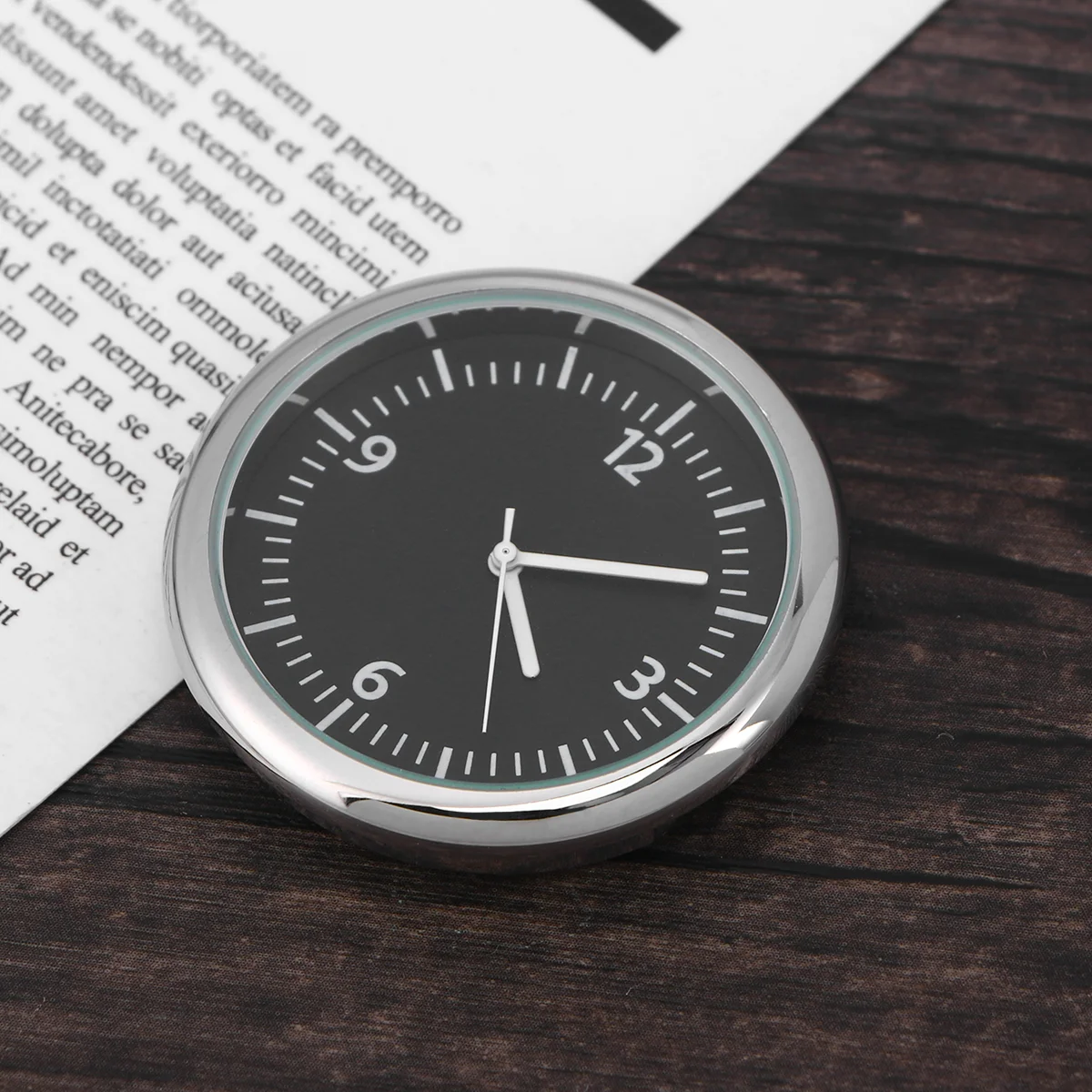

1 PC Practical Adhesive Car Dash Clock Watch Interior Supply Part