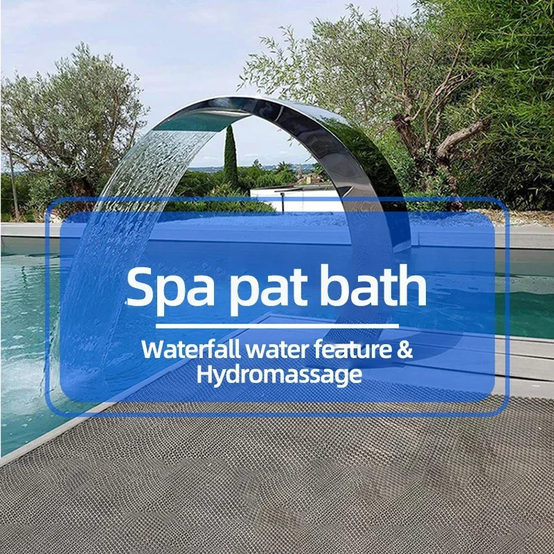 Распылительная насадка для бассейна массажная из нержавеющей стали плечо шея и