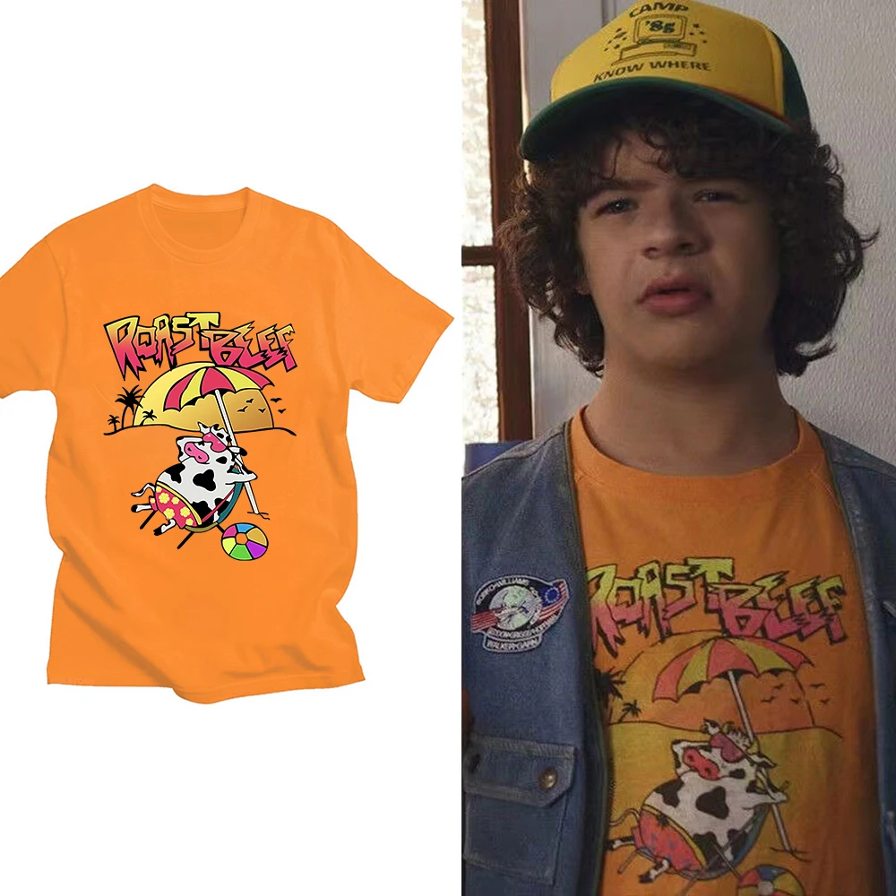 

Roast Beef Stranger Things 4 T-Shirts Hellfire Club Tshirt Mike Tee Shirt Harajuku T-Shirt Women/Men Clothing Hip Hop Cotton Tee