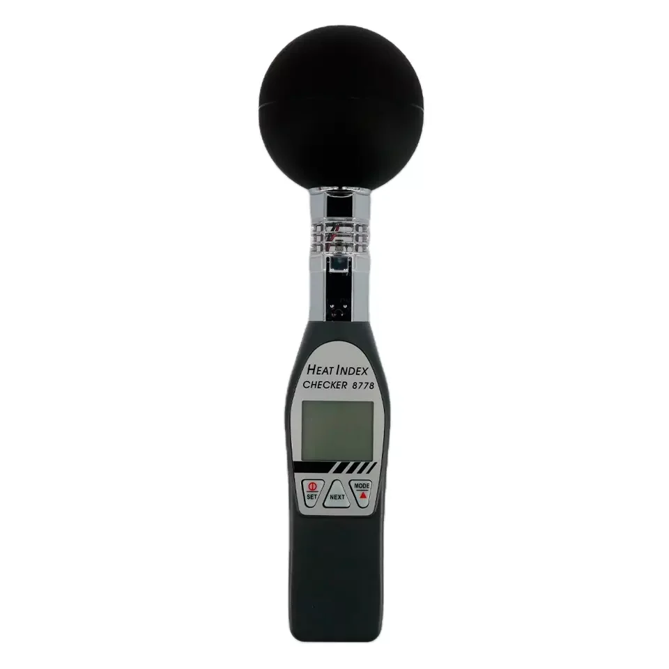 

AZ8778 Wet Bulb Globe Temperature WBGT Heat Stress Monitor Digital Digital Hygrother mograph Black Bulb Hygrometer AZ-8778