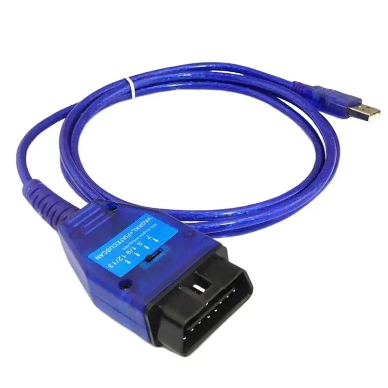

Portable Automotive 2 Engine Diagnostic Scanner Cable Tool ForVAG USB 409 ForVAG KKL ForFiat ForVAG USB Interface