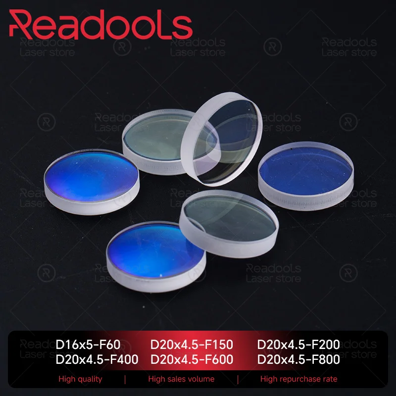 Фото SUP Лазерная коллимационная фокусирующая линза D20x4.5 F150 F200 F400 F600 F800 D16x5 F60 для SUP 23ST 23ST Фокусирующая линза для лазерной сварки №2