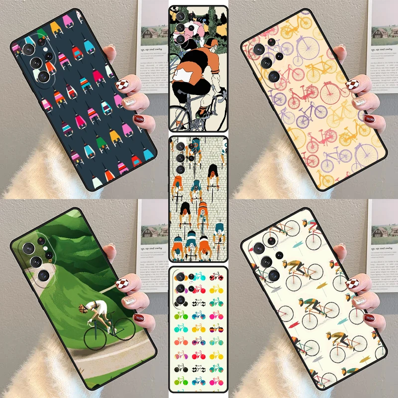 Велосипедный спортивный чехол для телефона Samsung Galaxy S23 S21 S20 FE S24 S22 Ultra Note20 S10 S9 S8 Plus