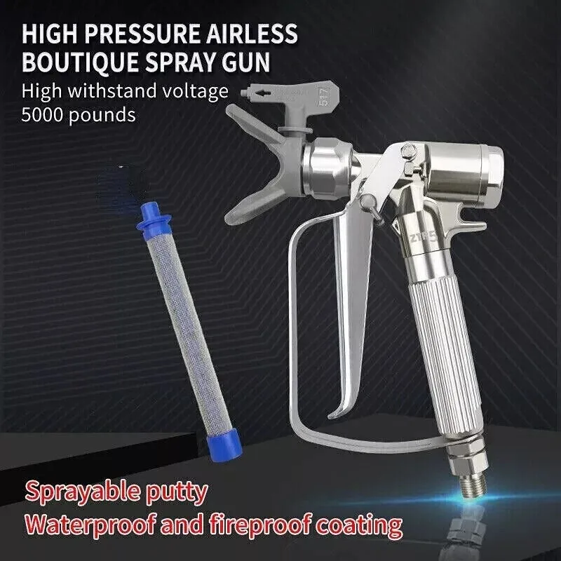 Фото Пистолет-распылитель безвоздушного распыления 5000PSI XTR5 с круглой ручкой и насадкой-распылителем 3A7469C №2