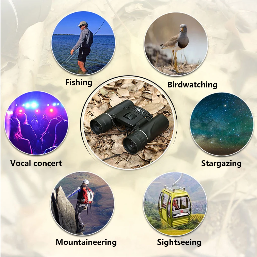 

8x Бинокль очки оперы мини бинокль отечественный Водонепроницаемый Складной телескоп ручной маленький телескоп подарки