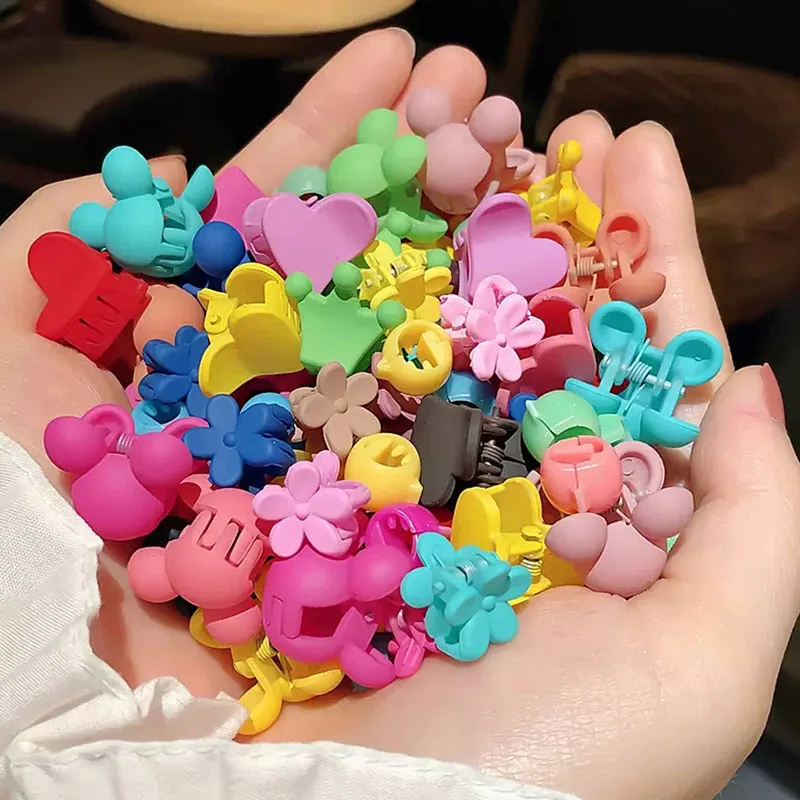 

40 шт., детские заколки для волос с цветами и звездами