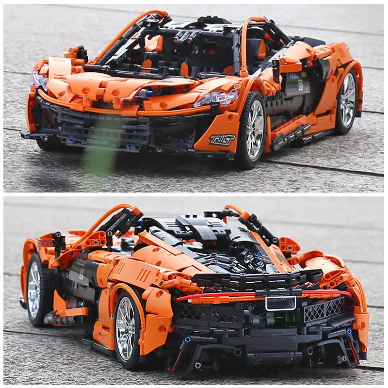 

Compatible with Lego High-Tech McLaren P1 Building Blocks Sports Racing Car Model MOC-4789 Bricks Kit Toy for Children Boy Gifts