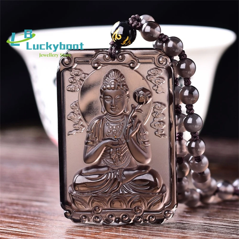 

Natural Ice Seed Obsidian, The Guardian Spirit Of The Chinese Zodiac, The Life Buddha Shape, The Eight Guardian Necklaces