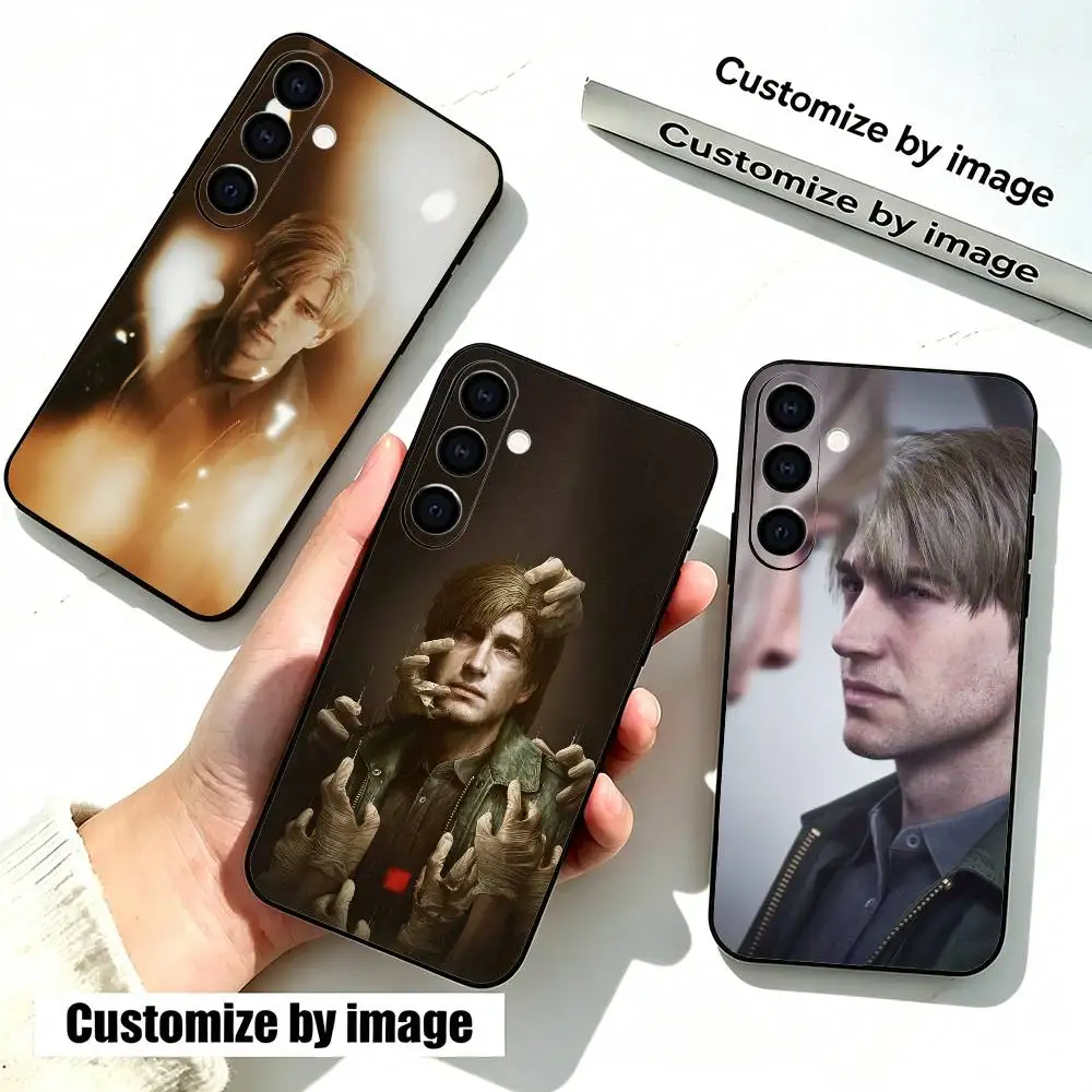 Фото Чехол для телефона Silent Hill James Sunderland Game для Samsung Galaxy A73, A72, A71, A70, A53, A52, A51, другие модели, мягкий черный чехол №1