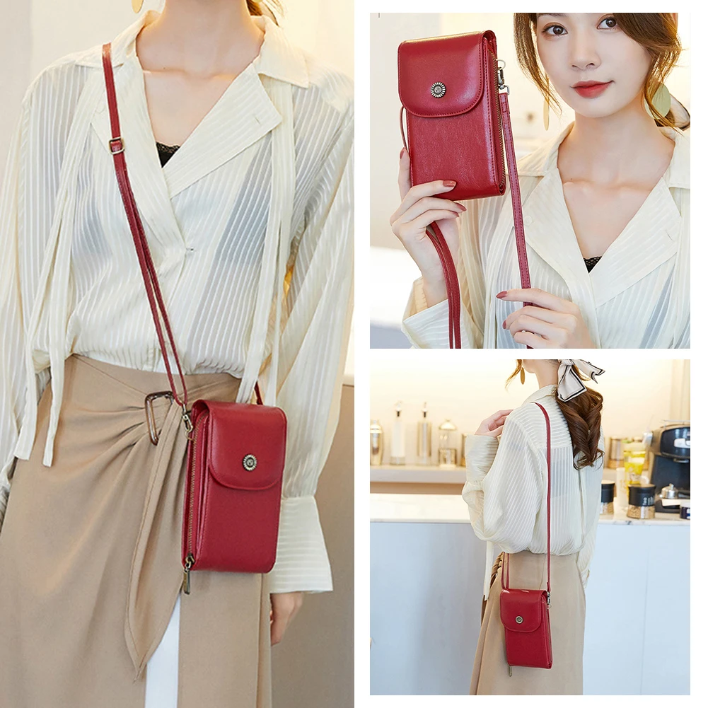 

PU Luxury Handbags Womens Bags for Ladies 2023 Girls Crossbody Purse Phone Wallet Backpack Waterproof Lightweight Daily Leisure