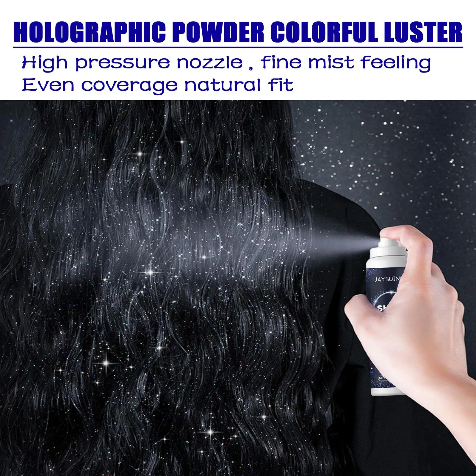 Sparkly Glow 60ml Long Lasting Hair Face Highlighter Hair Bo