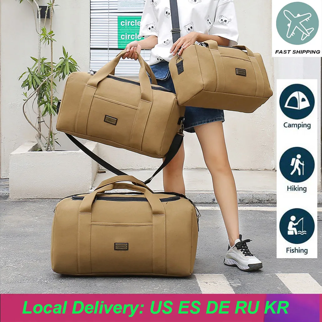 

Fashion Vintage Canvas Travel Bags Men Duffel Bag Handbag Large Capacity Carry on Luggage Bags Women Weekender Travel Bag