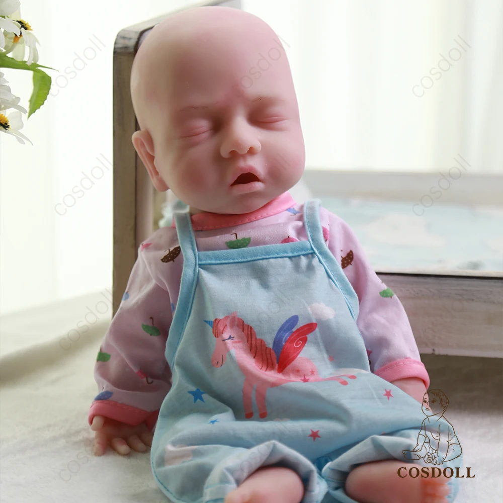 

COSDOLL - Una 39 cm 1.75kg Soft silicone reborn baby dolls, sleeping newborn baby doll ,Christmas gift, Holiday gift