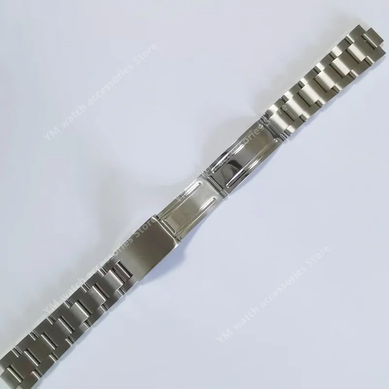 316L Solid Brush Stainless Steel 18mm 19mm 20mm Silver Oyster Curved End Dive Watch Strap Band Bracelet Fit For ROX Watch