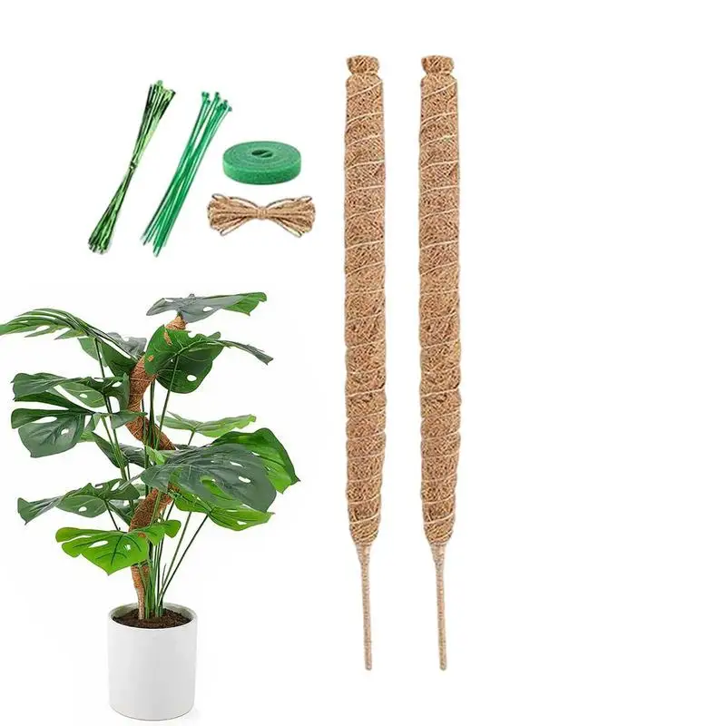 

Plant Climbing Pole Coco Moss Coir Sticks For Indoor Climbing Plants To Grow Upwards And Bendable Stakes For Potted House Vines