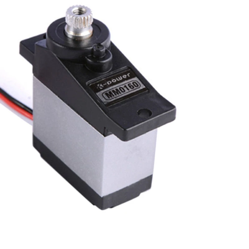 K-Power MM0160 16G 3KG/0.12S Metal Gear Mini Servo For Fixed Wing RC Airplane Helicopter For Rc Hobby