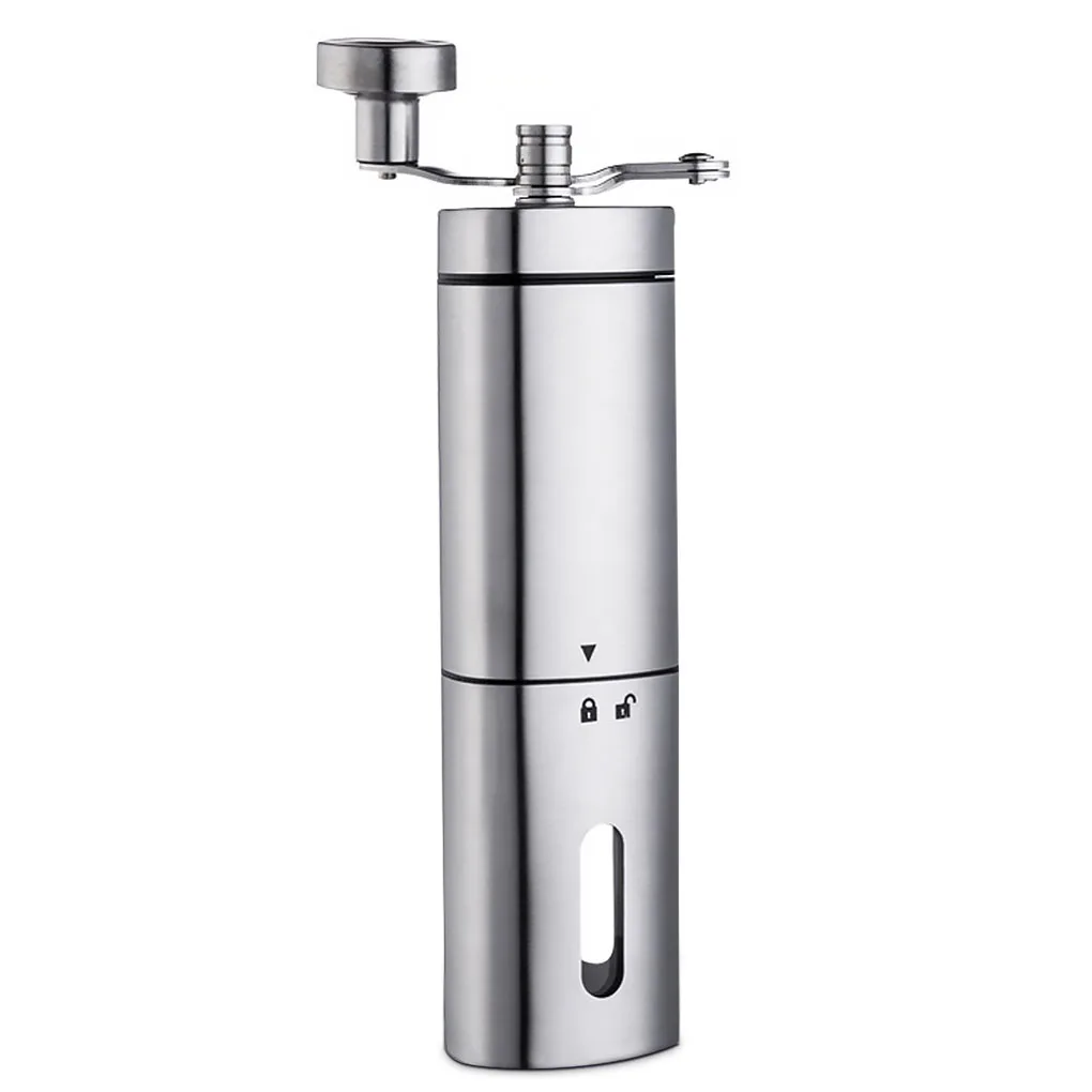 

Manual Coffee Grinder Mini Stainless Steel Grinders Hand Handmade Coffee Bean Burr Grinders Mill Kitchen Tool Coffee Accessories