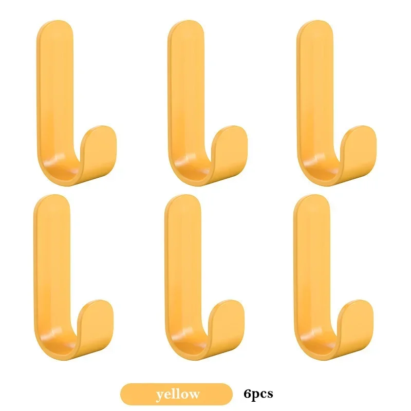 

6 шт. самоклеящиеся крючки из полипропилена