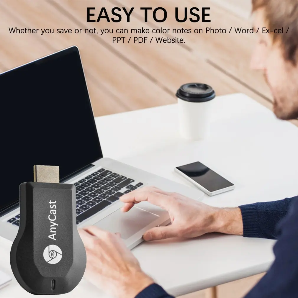 M2 Tv Stick Smart Hd Dongle Беспроводной приемник Dlna Airplay Miracast Chromecast 2 Anycast для мобильного ТВ |
