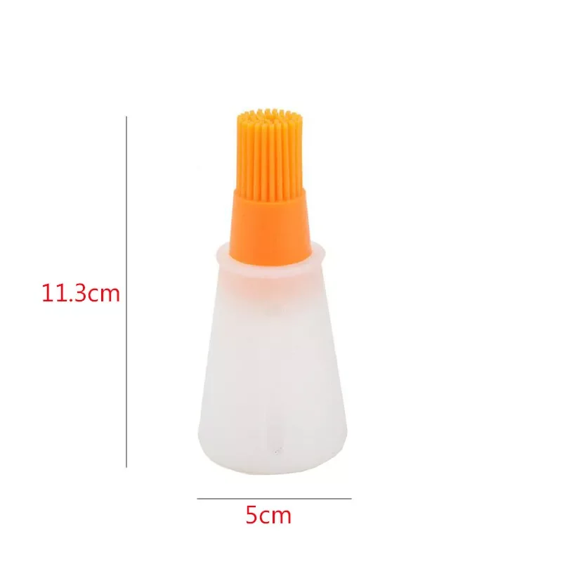 NEW Portable Oil Bottle Barbecue Brush Silicone Kitchen BBQ Cooking Tool Baking Pancake Barbecue Camping Accessories Gadgets