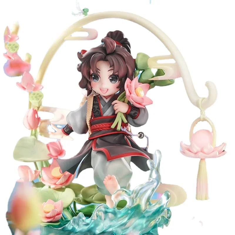 

Anime Figure Original Mo Dao Zu Shi Wei Wuxian Lan Wangji 1/8 Model Doll Q Version Action Figures Decor Collectible Kid Toy Gift