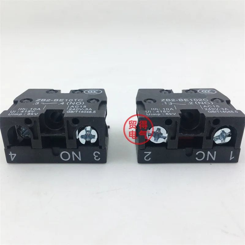 1 шт. XB2 zb2-be101c 102c нормально открытый и закрытый вспомогательный контактный