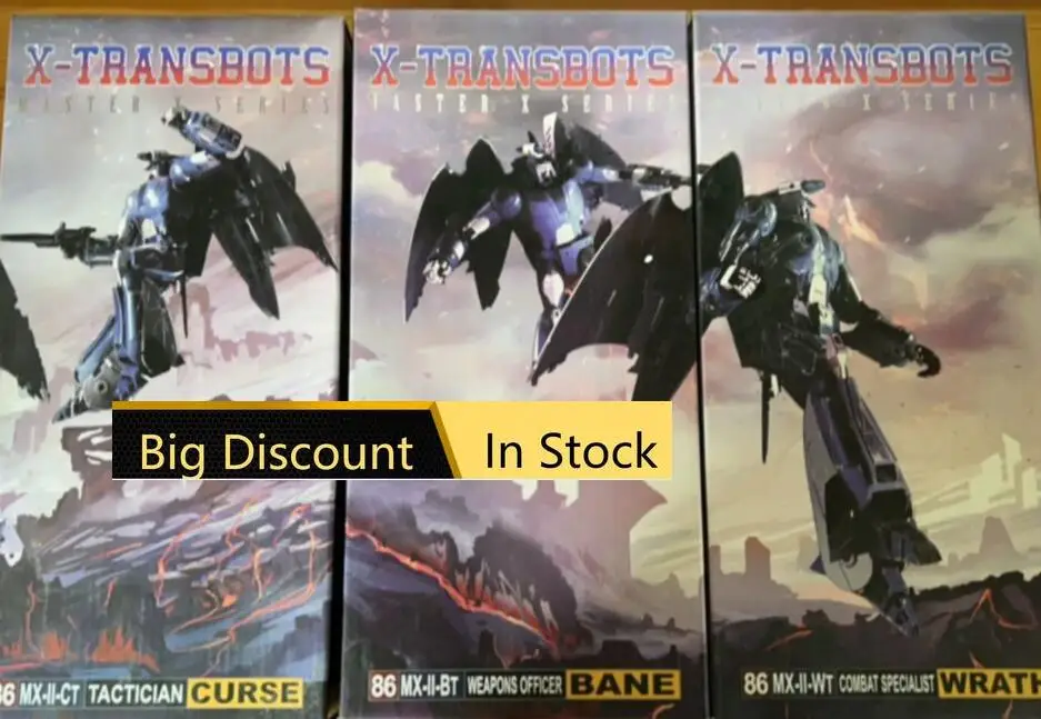 

X-Transbots MM2t MM-2tC/B/W Transformation Action Figure Robot Toys