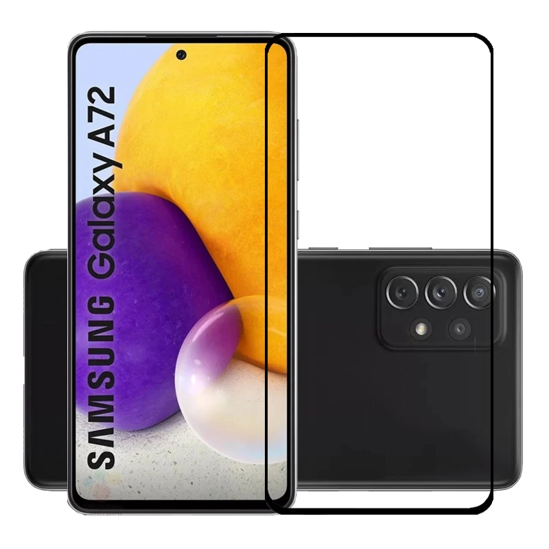 

Защитная пленка на весь экран для Samsung Galaxy A72, устойчивая к царапинам Защитная пленка, закаленное стекло для Samsung Galaxy A72