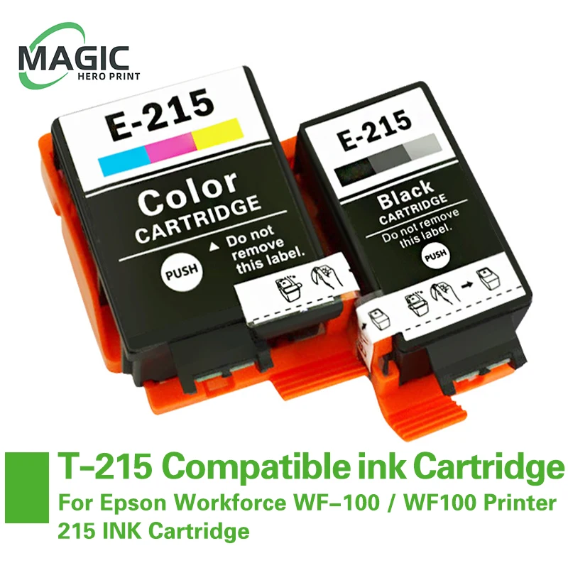 Цветной картридж Magic Hero T215 для принтера Epson WorkForce WF-100
