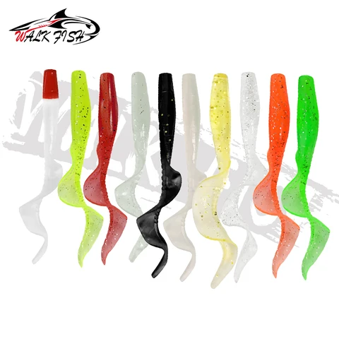 WALK FISH мягкая приманка 10 шт., 60 мм, 80 мм