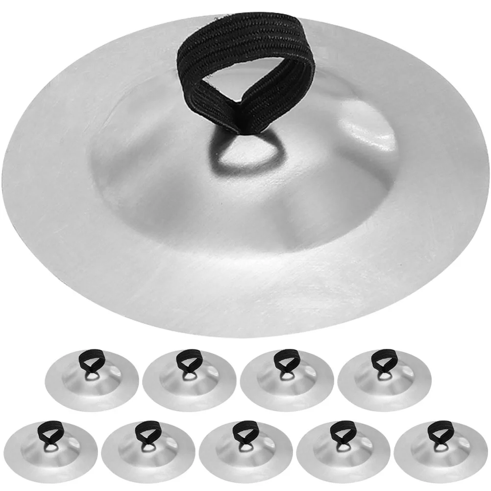 

5 Pairs Finger Cymbals Small Percussion Instrument Belly Dancing Instrument Props